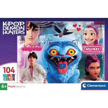 Clementoni kpop demon hunters Puzzle Super Color K-pop Demon Hunters 104 pcs 1210-21764 8005125217649