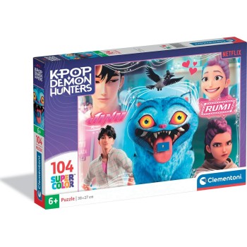 Clementoni kpop demon hunters Puzzle Super Color K-pop Demon Hunters 104 pcs 1210-21764 8005125217649