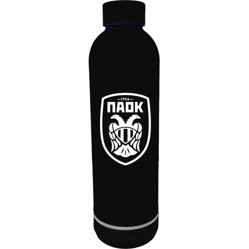 Diakakis imports Παγούρι Θερμός 500Ml Ανοξειδωτο Blue Tooth 7,4Χ22,2Cm Paok 000130265 5205698838385