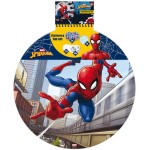 Diakakis imports Must Spider-Man Round Sketchpad (36 Cm Diameter, 40 Sheets) With Stickers 000508845 5205698835025