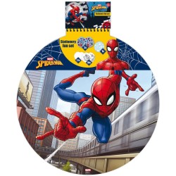 Diakakis imports Must  Μπλοκ Ζωγραφικής Στρογγυλό Φ36 Εκ 40 Φύλλα Spiderman Με Αυτοκόλλητα 000508845 5205698835025