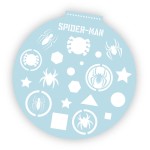 Diakakis imports Must Spider-Man Round Sketchpad (36 Cm Diameter, 40 Sheets) With Stickers 000508845 5205698835025
