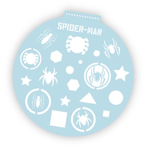 Diakakis imports Must Spider-Man Round Sketchpad (36 Cm Diameter, 40 Sheets) With Stickers 000508845 5205698835025