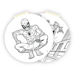 Diakakis imports Must  Μπλοκ Ζωγραφικής Στρογγυλό Φ36 Εκ 40 Φύλλα Spiderman Με Αυτοκόλλητα 000508845 5205698835025