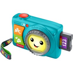Mattel Fisher-price Laugh & Learn Light-up Camera Musical Baby & Toddler Learning Toy, Multilanguage Version JNV97 194735404742