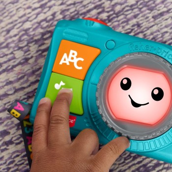 Mattel Fisher-price Laugh & Learn Light-up Camera Musical Baby & Toddler Learning Toy, Multilanguage Version JNV97 194735404742