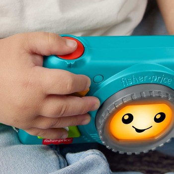Mattel Fisher-price Laugh & Learn Light-up Camera Musical Baby & Toddler Learning Toy, Multilanguage Version JNV97 194735404742