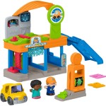 Mattel Fisher-price Little People Fillin’ Fun Service Station Toddler Playset, 1 Toy Car & 2 Figures JJY97 194735345298