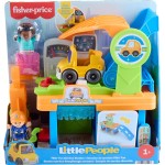 Mattel Fisher-price Little People Fillin’ Fun Service Station Toddler Playset, 1 Toy Car & 2 Figures JJY97 194735345298