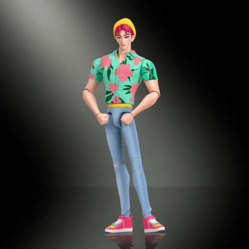 Mattel Kpop Demon Hunters Saja Boys Abby 6.8-inch Action Figure With Accessories & Swappable Faces & Hands JRY29 / JRY34 1947354