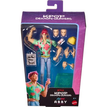 mattel k-pop φιγούρες 15ek. με εκφρασεις and αξεσουάρ kpop demon hunters saja boys abby k-pop φιγούρες 15ek. με εκφρασεις and αξ