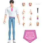 Mattel Kpop Demon Hunters Saja Boys Jinu 6.7-inch Action Figure With Accessories & Swappable Faces & Hands JRY29 / JRY33 1947354