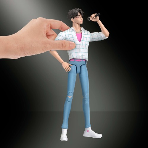 mattel k-pop φιγούρες 15ek. με εκφρασεις and αξεσουάρ kpop demon hunters saja boys jinu k-pop φιγούρες 15ek. με εκφρασεις and αξ