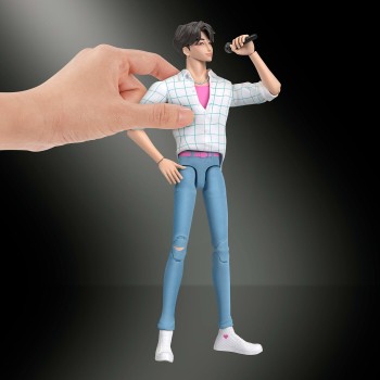 mattel k-pop φιγούρες 15ek. με εκφρασεις and αξεσουάρ kpop demon hunters saja boys jinu k-pop φιγούρες 15ek. με εκφρασεις and αξ