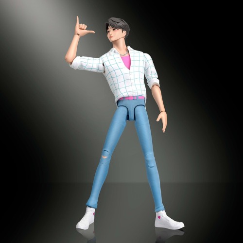 Mattel Kpop Demon Hunters Saja Boys Jinu 6.7-inch Action Figure With Accessories & Swappable Faces & Hands JRY29 / JRY33 1947354