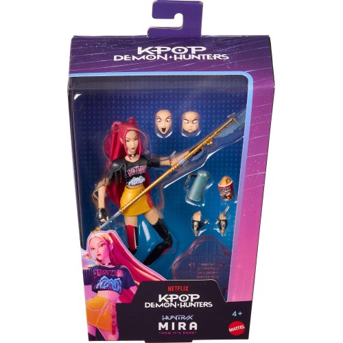 mattel k-pop φιγούρες 15ek. με εκφρασεις and αξεσουάρ kpop demon hunters huntr/x mira ho k-pop φιγούρες 15ek. με εκφρασεις and α