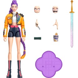 Mattel Kpop Demon Hunters Huntr/x Rumi 6-inch Action Figure With Accessories & Swappable Faces & Hands JRY29 / JRY30 19473543093