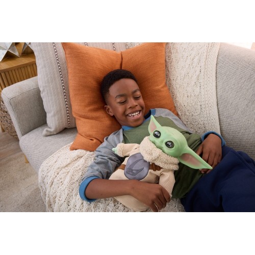 Mattel Star Wars The Mandalorian & Grogu Movie Pick-me-up Grogu Character Plush Rondel Design Vinyl Head JKN44 194735353392