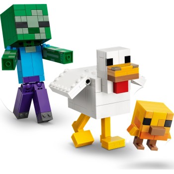 LEGO Minecraft® Αναβάτης Κοτόπουλου  21582 5702018262146