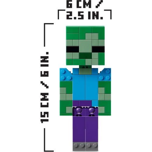 LEGO minecraft chicken jockey 21582 5702018262146
