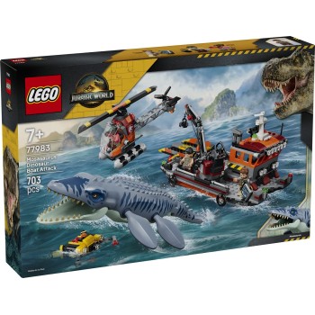 LEGO Jurassic World Επίθεση Δεινοσαύρου Μοσάσαυρου σε Σκάφος  77983 5702018062692
