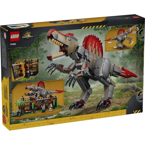 LEGO jurassic world spinosaurus dinosaur escape 77982 5702018062685