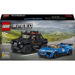 LEGO Speed Champions jaguar project 7 and land rover defender 77264 5702018068434