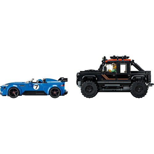 LEGO Speed Champions jaguar project 7 and land rover defender 77264 5702018068434