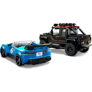 LEGO Speed Champions jaguar project 7 and land rover defender 77264 5702018068434