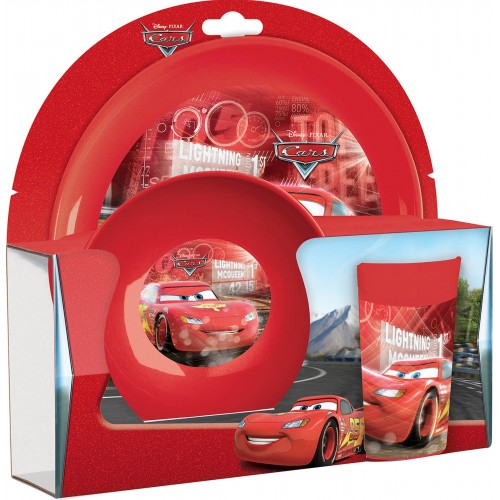 Gialamas Disney Cars Παιδικό Σετ Πρωινού 3 Τεμ TRU63100 063562631006