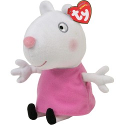TY Fluffy Beanie Babies Peppa Suzy 15cm 1607-46139 008421461394