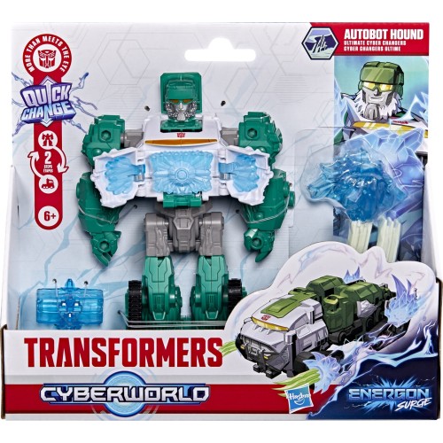 Hasbro Transformers Cyberworld Autobot Hound Ultimate Cyber Changers Energon Surge G1963 / G2164 5010996399755