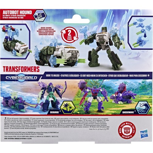 Hasbro Transformers Cyberworld Autobot Hound Ultimate Cyber Changers Energon Surge G1963 / G2164 5010996399755
