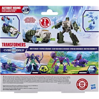 Hasbro Transformers Cyberworld Energon Surge Autobot Hound Ultimate Cyber Changers G1963 / G2164 5010996399755