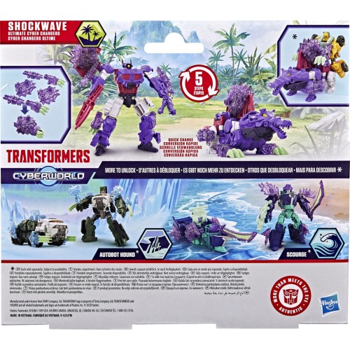 Hasbro Tra cyberworld ultimate shockwave dino G1963 / G2162 5010996399724