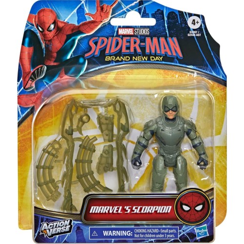 Hasbro Marvel Avengers Marvel Studios Spider-man: Brand New Day Actionverse Marvels Scorpion 4.5-i G2444 / G3397 5010996396402
