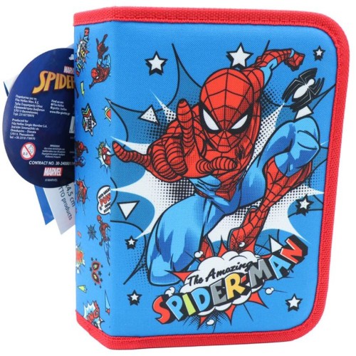 Giotto σχολική κασετίνα γεμάτη μονή spiderman - 008508704 5205698800764
