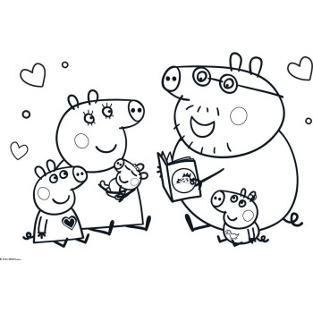 Diakakis imports Drawing block 23x33cm 40 sheets autoc-stencil- 2p x 2p peppa pig 000482853 5205698817601