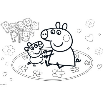 Diakakis imports Drawing block 23x33cm 40 sheets autoc-stencil- 2p x 2p peppa pig 000482853 5205698817601
