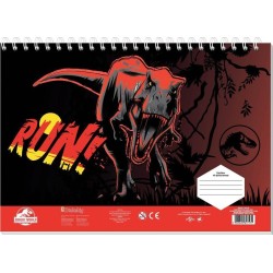 Diakakis imports Drawing block 23x33cm 40 sheets self-stencil- 2 pages x 2 sheets. jurassic 000572018 5205698817571