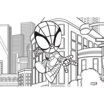 Diakakis imports Drawing block 23x33cm 40 sheets self-stencil- 2 pages x 2 sheets. spidey 000508769 5205698817397
