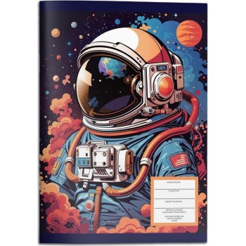 Diakakis imports Stapled Notebook A4 Must Team Football - Astronaut 40 Sheets 2 Designs 000587403 5205698815836