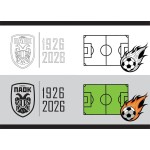 Diakakis imports notebook Pin 17x25cm paok 40f 2sf. 000130254 5205698816406