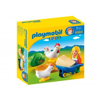 Playmobil Αγρότισσα Με Κοτούλες 6965 4008789069658