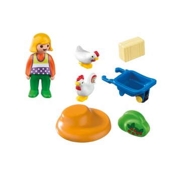 Playmobil Αγρότισσα Με Κοτούλες 6965 4008789069658