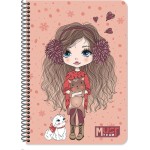Diakakis imports Spiral Notebook 17x25 Must Team Cutes 3 Subjects 90 Sheets 4 Designs 000587375 5205698815652