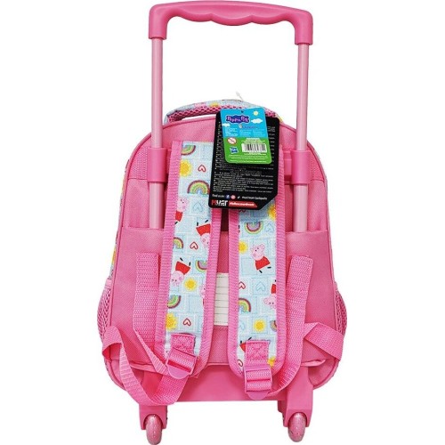 Diakakis imports Σχολική Τσάντα Τρόλεϊ Νηπίου Peppa Pig Must Team 2 Θήκες 000482860 5205698823824