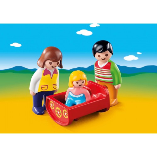 Playmobil 123 Γονείς Με Μωρό Και Κούνια 6966 4008789069665