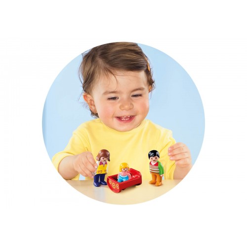 Playmobil 123 Γονείς Με Μωρό Και Κούνια 6966 4008789069665