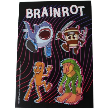 gim σετ σχολικο+μπλοκ  brainrot 343-10755 5204549183797